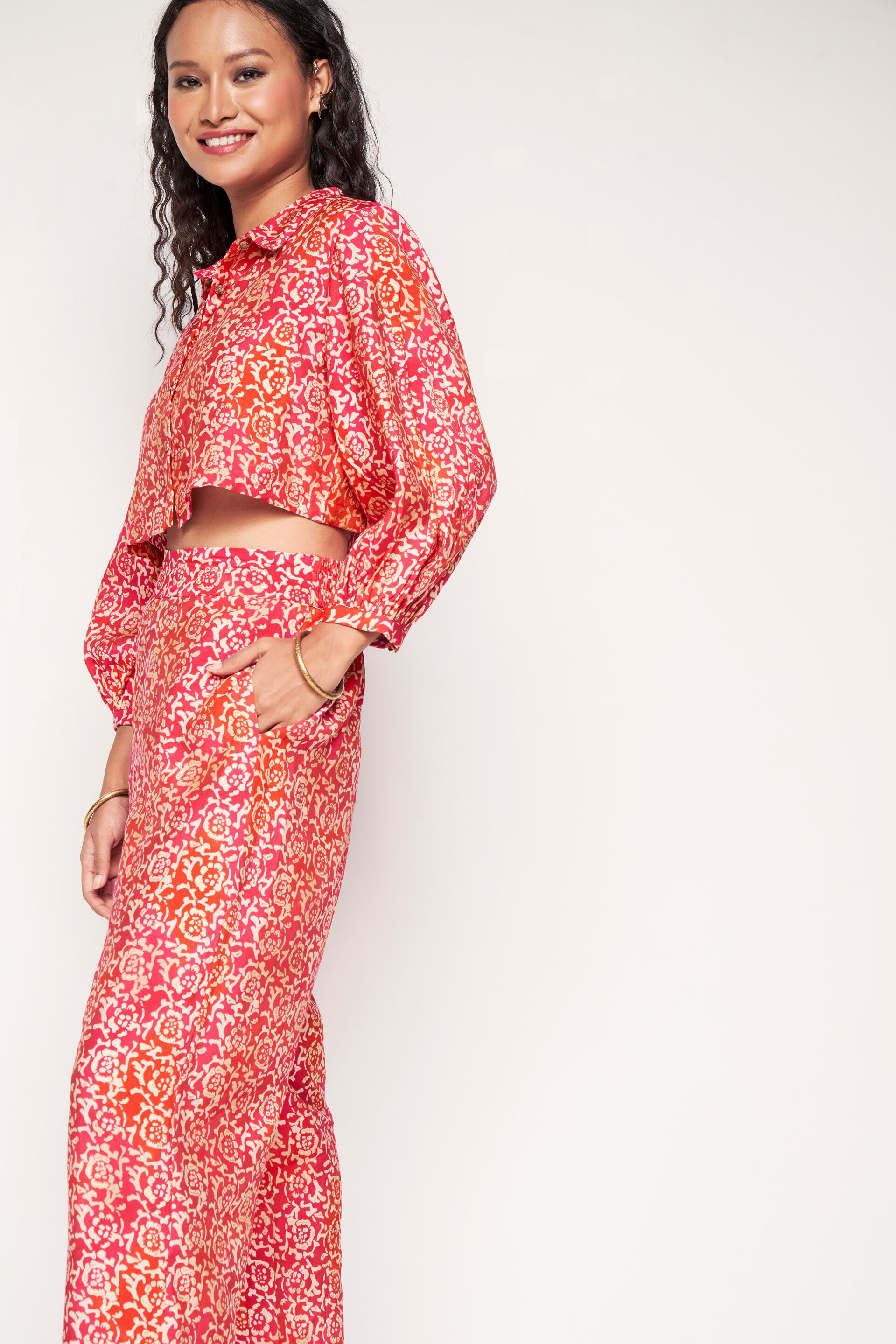 Crossandra Co-ords Set, Pink, image 4